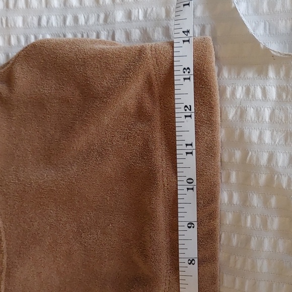 NWT Women's Zara Tan Cotton Blend Crop Top Large - Picture 10 of 12